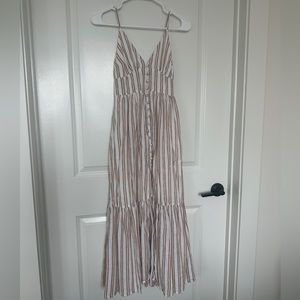 Abercrombie button through maxi dress
